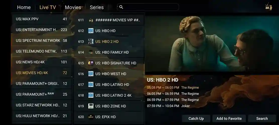 Preview 1 - Boss IPTV Premium IPTV Subscription